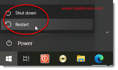 Sleep button is missing in the Windows 10 start menu Sleep button is missing in the Windows 10 start menu