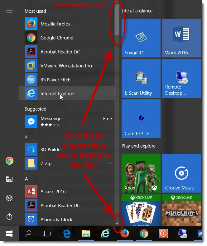 Windows 10 Start Menu 06