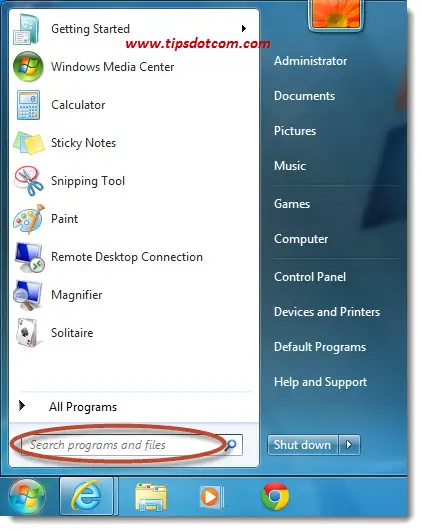 Windows 8 Run Command - Step 03 Windows 8 Run Command - Step 03