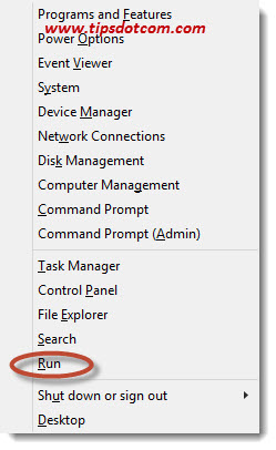 Windows 8 Run Command - Step 06 Windows 8 Run Command - Step 06