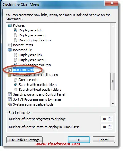 Windows 8 Run Command - Step 12 Windows 8 Run Command - Step 12