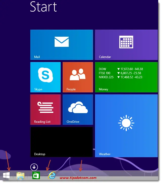 windows 8 taskbar icons windows 8 taskbar icons