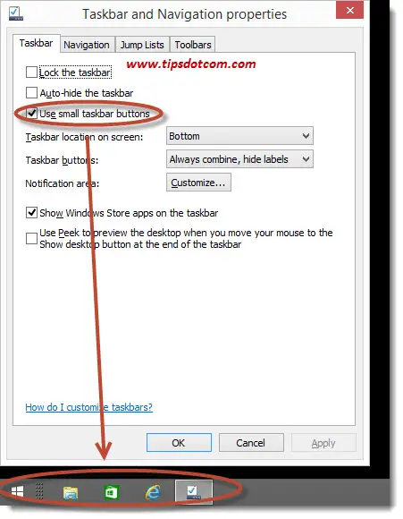 Windows 8 Taskbar Step 15