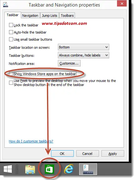 Windows 8 Taskbar Step 16