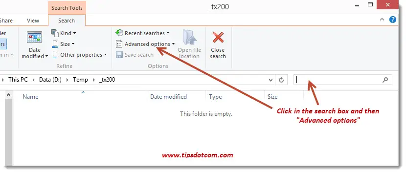 Windows Search in File Contents - Step 15 Windows Search in File Contents - Step 15