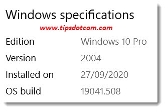 Your version of Windows 10 is nearing the end of service